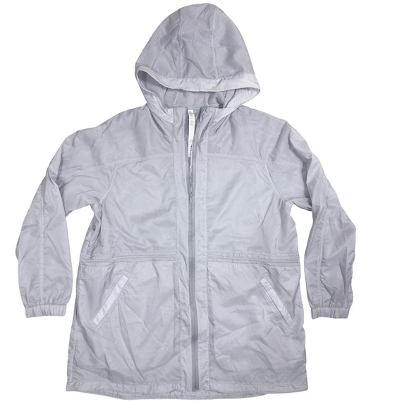 lululemon athletica Jackets & Blazers - Lululemon‎ Clear Intention Jacket Women's Size 12 Hooded Windbreaker Lavender